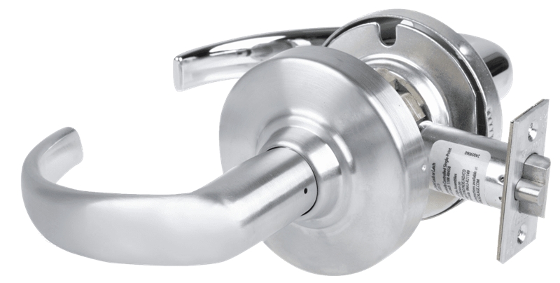 Picture of Schlage ALX10 SPA Grade 2 Passage Cylindrical Lock with Field Selectable Vandlgard, Sparta Lever