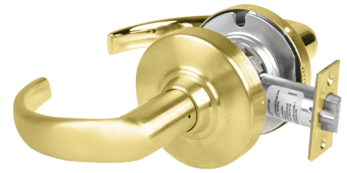 Picture of Schlage ALX10 SPA Grade 2 Passage Cylindrical Lock with Field Selectable Vandlgard, Sparta Lever