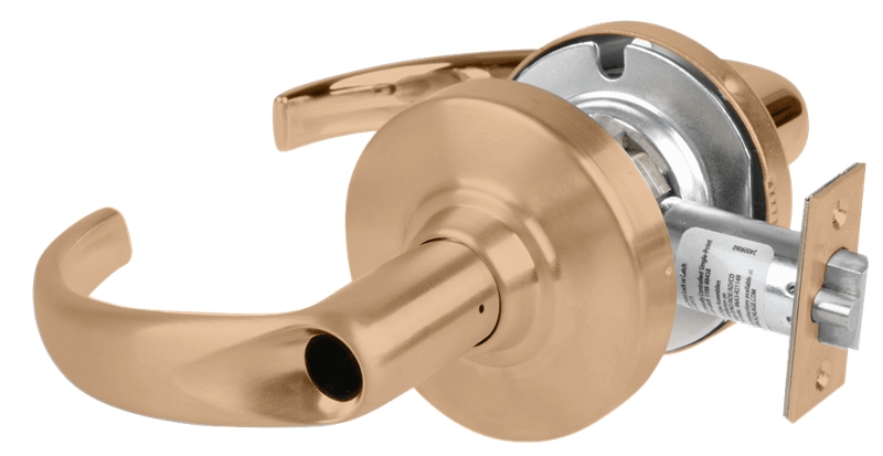 Picture of Schlage ALX50L SPA Grade 2 Office Cylindrical Lock with Field Selectable Vandlgard, Sparta Lever, Conventional Less Cylinder