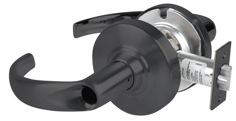 Picture of Schlage ALX50L SPA Grade 2 Office Cylindrical Lock with Field Selectable Vandlgard, Sparta Lever, Conventional Less Cylinder