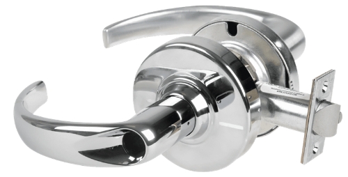 Picture of Schlage ALX50L SPA Grade 2 Office Cylindrical Lock with Field Selectable Vandlgard, Sparta Lever, Conventional Less Cylinder