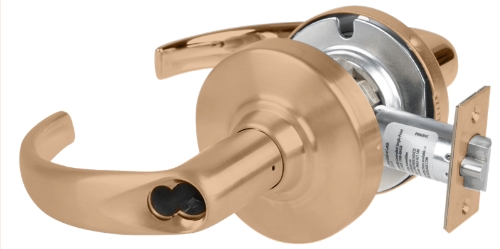 Picture of Schlage ALX53B SPA Grade 2 Entrance Cylindrical Lock with Field Selectable Vandlgard, Sparta Lever, SFIC Less Core