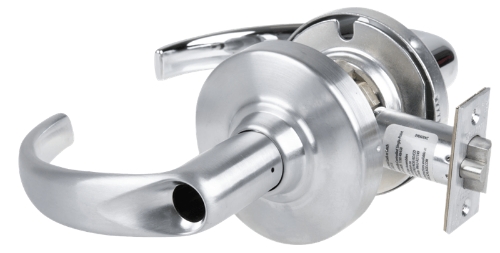 Picture of Schlage ALX53L SPA Grade 2 Entrance Cylindrical Lock with Field Selectable Vandlgard, Sparta Lever, Conventional Less Cylinder