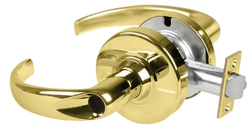 Picture of Schlage ALX53L SPA Grade 2 Entrance Cylindrical Lock with Field Selectable Vandlgard, Sparta Lever, Conventional Less Cylinder