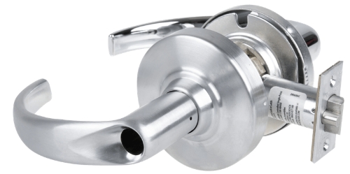 Picture of Schlage ALX53L SPA Grade 2 Entrance Cylindrical Lock with Field Selectable Vandlgard, Sparta Lever, Conventional Less Cylinder