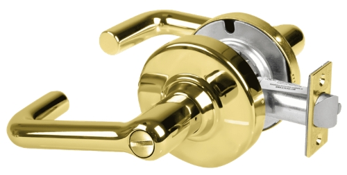 Picture of Schlage ALX40 TLR Grade 2 Privacy Cylindrical Lock with Field Selectable Vandlgard, Tubular Lever, Non-Keyed