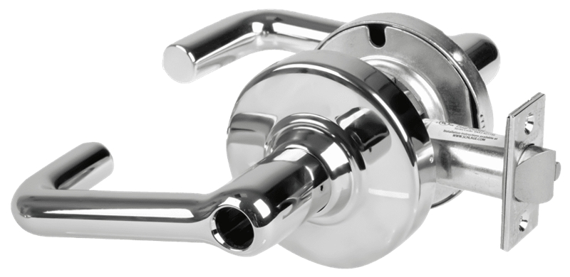 Picture of Schlage ALX50L TLR Grade 2 Office Cylindrical Lock with Field Selectable Vandlgard, Tubular Lever, Conventional Less Cylinder