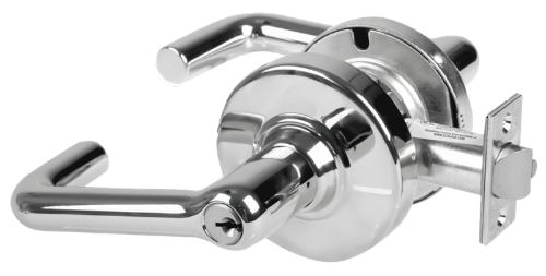 Picture of Schlage ALX50P TLR Grade 2 Office Cylindrical Lock with Field Selectable Vandlgard, Tubular Lever, Conventional Cylinder, Keyed 5