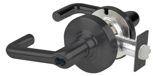 Picture of Schlage ALX53J TLR Grade 2 Entrance Cylindrical Lock with Field Selectable Vandlgard, Tubular Lever, FSIC Less Core