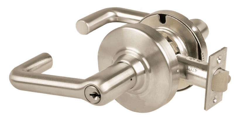 Picture of Schlage ALX70P TLR Grade 2 Classroom Cylindrical Lock with Field Selectable Vandlgard, Tubular Lever, Conventional Cylinder, Keyed 5