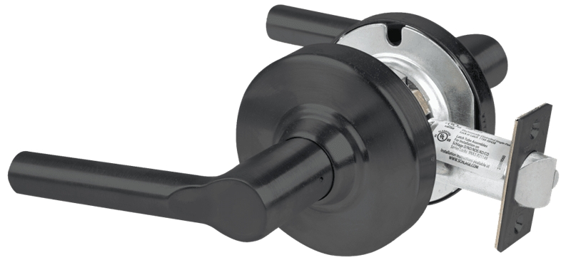 Picture of Schlage ALX10 BRW Grade 2 Passage Cylindrical Lock with Field Selectable Vandlgard, Broadway Lever