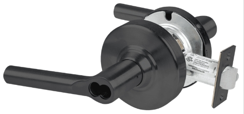 Picture of Schlage ALX53B BRW Grade 2 Entrance Cylindrical Lock with Field Selectable Vandlgard, Broadway Lever, SFIC Less Core
