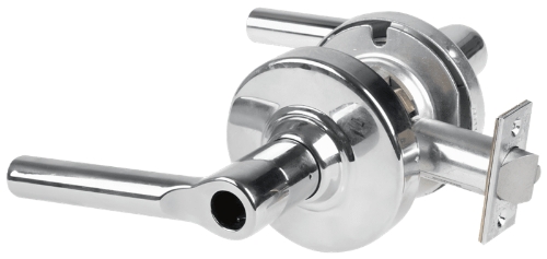 Picture of Schlage ALX53L BRW Grade 2 Entrance Cylindrical Lock with Field Selectable Vandlgard, Broadway Lever, Conventional Less Cylinder