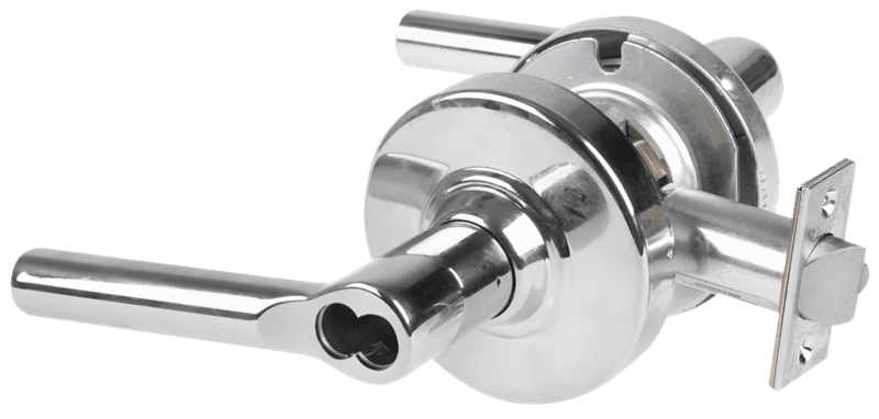 Picture of Schlage ALX70J BRW Grade 2 Classroom Cylindrical Lock with Field Selectable Vandlgard, Broadway Lever, FSIC Less Core