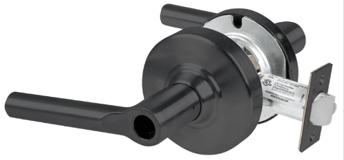 Picture of Schlage ALX70L BRW Grade 2 Classroom Cylindrical Lock with Field Selectable Vandlgard, Broadway Lever, Conventional Less Cylinder