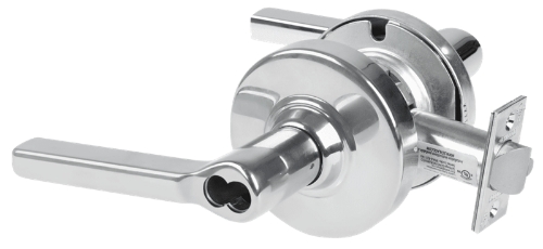 Picture of Schlage ALX50B LAT Grade 2 Office Cylindrical Lock with Field Selectable Vandlgard, Latitude Lever, SFIC Less Core