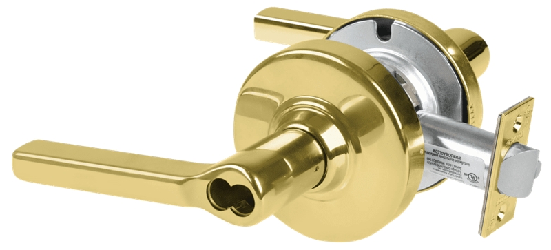 Picture of Schlage ALX50J LAT Grade 2 Office Cylindrical Lock with Field Selectable Vandlgard, Latitude Lever, FSIC Less Core