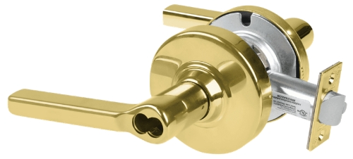 Picture of Schlage ALX50J LAT Grade 2 Office Cylindrical Lock with Field Selectable Vandlgard, Latitude Lever, FSIC Less Core