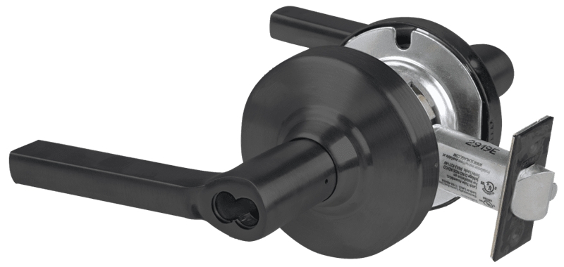 Picture of Schlage ALX50J LAT Grade 2 Office Cylindrical Lock with Field Selectable Vandlgard, Latitude Lever, FSIC Less Core