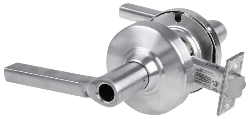 Picture of Schlage ALX50L LAT Grade 2 Office Cylindrical Lock with Field Selectable Vandlgard, Latitude Lever, Conventional Less Cylinder