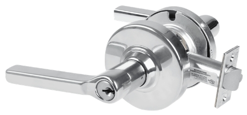 Picture of Schlage ALX50P LAT Grade 2 Office Cylindrical Lock with Field Selectable Vandlgard, Latitude Lever, Conventional Cylinder, Keyed 5