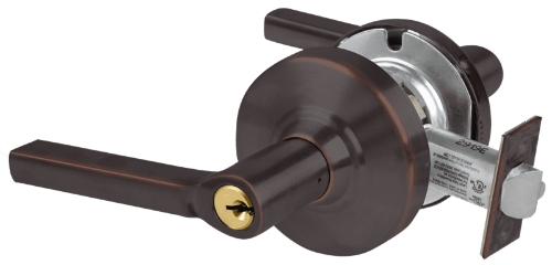 Picture of Schlage ALX50P LAT Grade 2 Office Cylindrical Lock with Field Selectable Vandlgard, Latitude Lever, Conventional Cylinder, Keyed 5