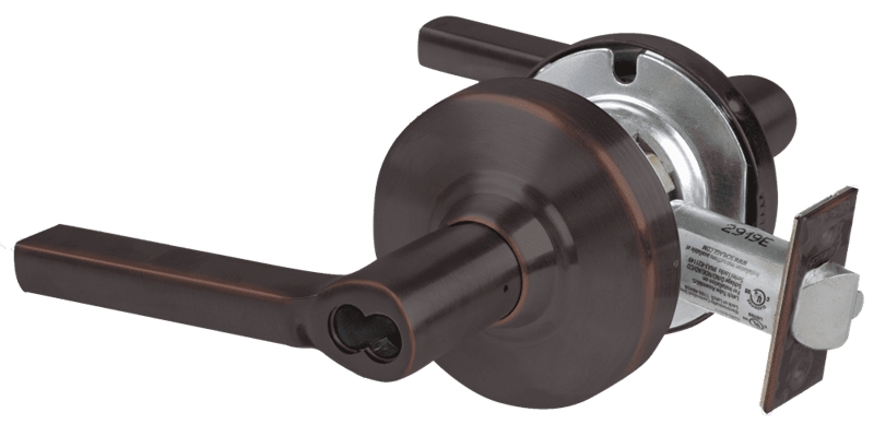 Picture of Schlage ALX70J LAT Grade 2 Classroom Cylindrical Lock with Field Selectable Vandlgard, Latitude Lever, FSIC Less Core