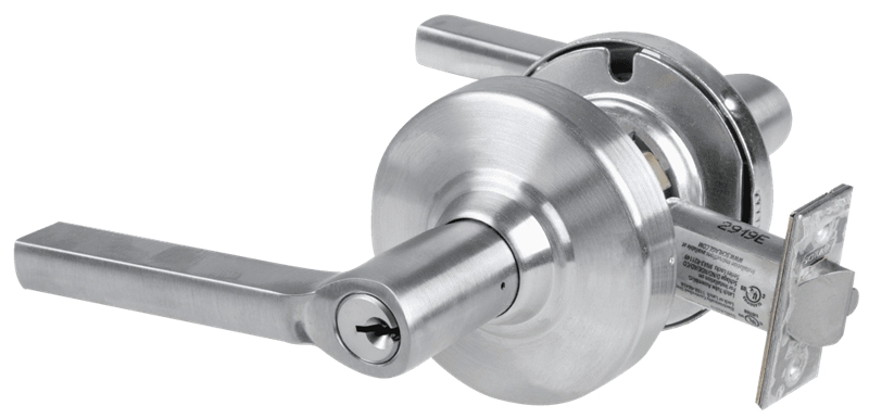 Picture of Schlage ALX80P LAT Grade 2 Storeroom Cylindrical Lock with Field Selectable Vandlgard, Latitude Lever, Conventional Cylinder, Keyed 5