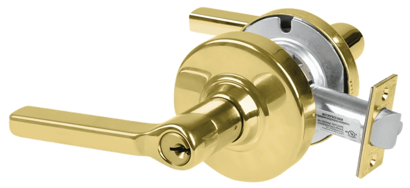 Picture of Schlage ALX80P LAT Grade 2 Storeroom Cylindrical Lock with Field Selectable Vandlgard, Latitude Lever, Conventional Cylinder, Keyed 5