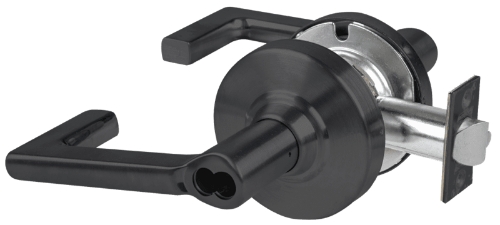 Picture of Schlage ALX50B LON Grade 2 Office Cylindrical Lock with Field Selectable Vandlgard, Longitude Lever, SFIC Less Core