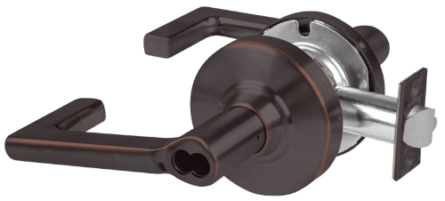 Picture of Schlage ALX70J LON Grade 2 Classroom Cylindrical Lock with Field Selectable Vandlgard, Longitude Lever, FSIC Less Core