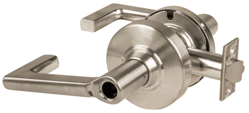 Picture of Schlage ALX80L LON Grade 2 Storeroom Cylindrical Lock with Field Selectable Vandlgard, Longitude Lever, Conventional Less Cylinder