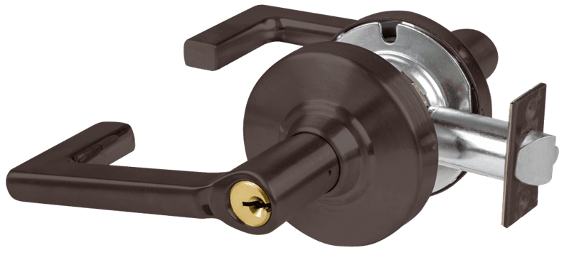 Picture of Schlage ALX80P LON Grade 2 Storeroom Cylindrical Lock with Field Selectable Vandlgard, Longitude Lever, Conventional Cylinder, Keyed 5