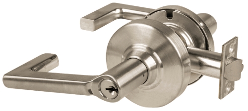 Picture of Schlage ALX80P LON Grade 2 Storeroom Cylindrical Lock with Field Selectable Vandlgard, Longitude Lever, Conventional Cylinder, Keyed 5