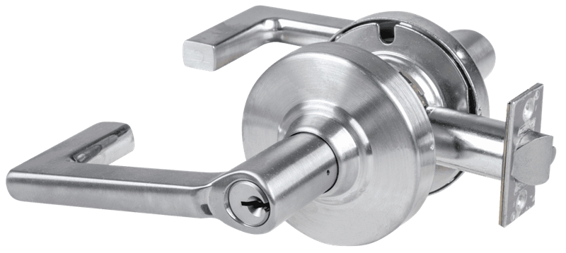 Picture of Schlage ALX80P LON Grade 2 Storeroom Cylindrical Lock with Field Selectable Vandlgard, Longitude Lever, Conventional Cylinder, Keyed 5