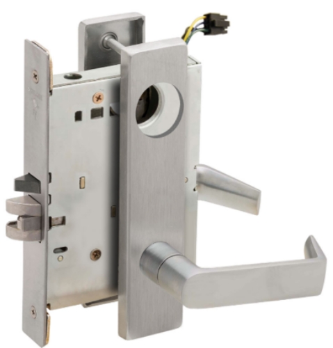 Picture of Schlage L9092EL-06  Mortise Lock, Electrically lock/unlock outside lever W/Cylinder outside - Fail Safe