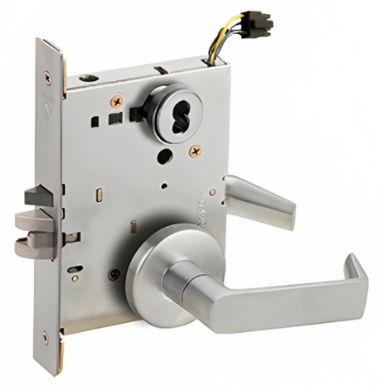 Picture of Schlage L9092EL-06  Mortise Lock, Electrically lock/unlock outside lever W/Cylinder outside - Fail Safe
