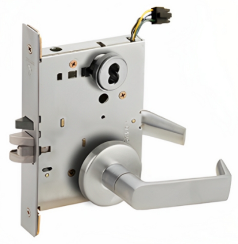 Picture of Schlage L9092EL-06  Mortise Lock, Electrically lock/unlock outside lever W/Cylinder outside - Fail Safe