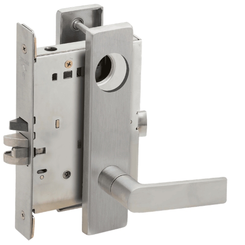 Picture of Schlage L9082 01 Mortise Institution Lock, Field Reversible