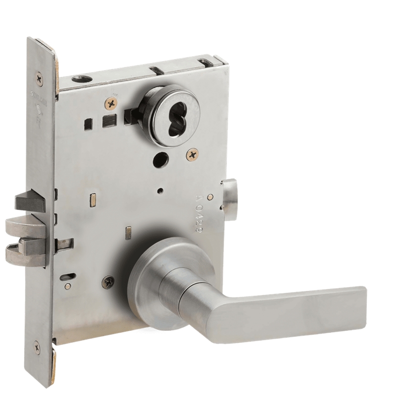 Picture of Schlage L9473 01 Mortise Dormitory/Bedroom Lock, Field Reversible