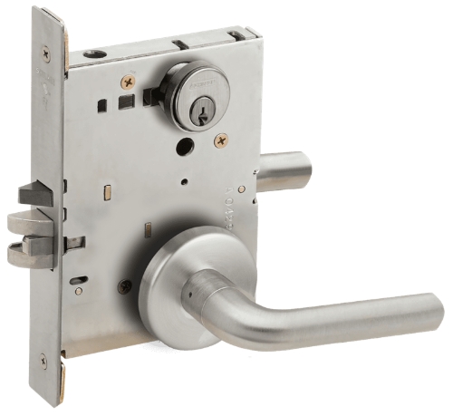 Picture of Schlage L9080 02 Mortise Storeroom Lock, Field Reversible