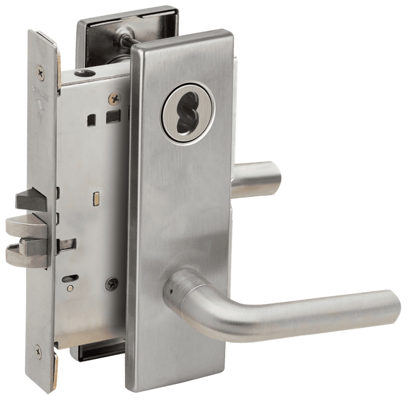 Picture of Schlage L9082 02 Mortise Institution Lock, Field Reversible
