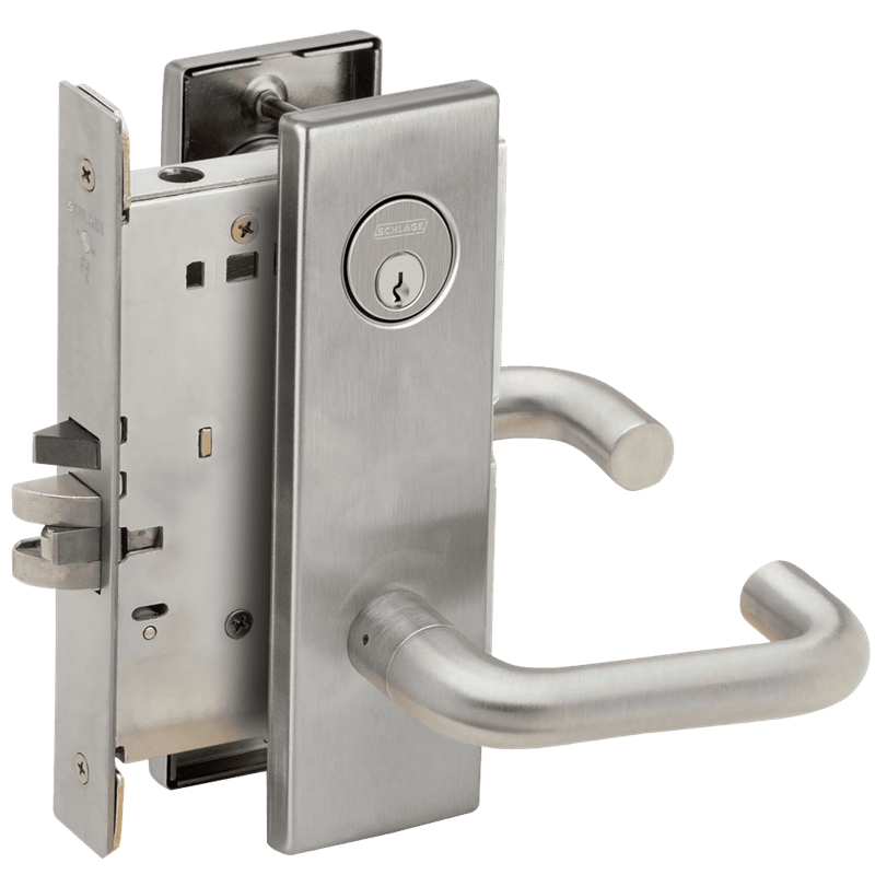 Picture of Schlage L9080 03 Mortise Storeroom Lock,  Field Reversible