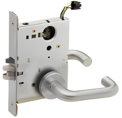 Picture of Schlage L9092EL-03  Mortise Lock, Electrically lock/unlock outside lever W/Cylinder outside - Fail Safe