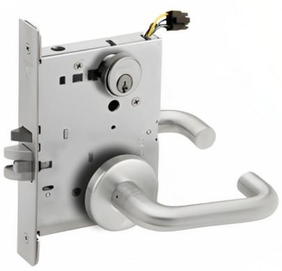 Picture of Schlage L9092EL-03  Mortise Lock, Electrically lock/unlock outside lever W/Cylinder outside - Fail Safe