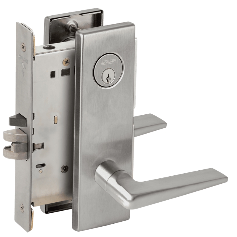 Picture of Schlage L9473 05 Mortise Dormitory/Bedroom Lock, Field Reversible