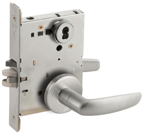 Picture of Schlage L9082 07 Mortise Institution Lock,  Field Reversible