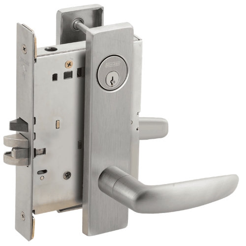 Picture of Schlage L9473 07 Mortise Dormitory/Bedroom Lock,  Field Reversible