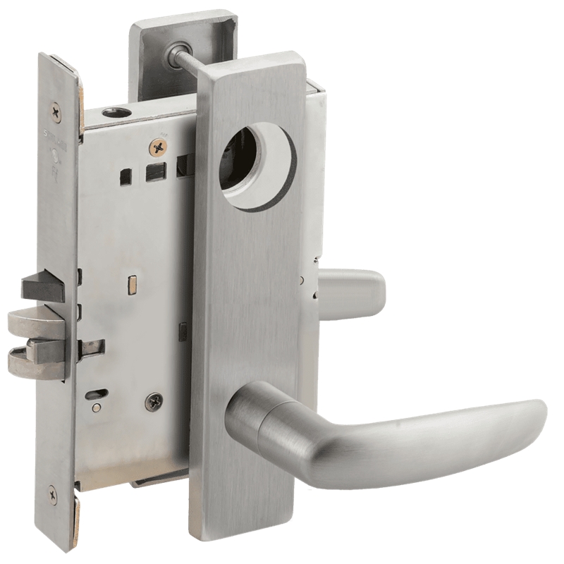 Picture of Schlage L9473 07 Mortise Dormitory/Bedroom Lock,  Field Reversible
