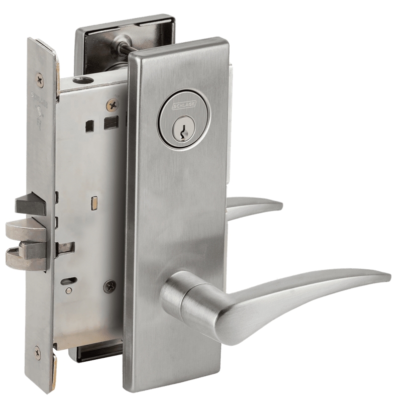 Picture of Schlage L9070 12 Mortise Classroom Lock,  Field Reversible